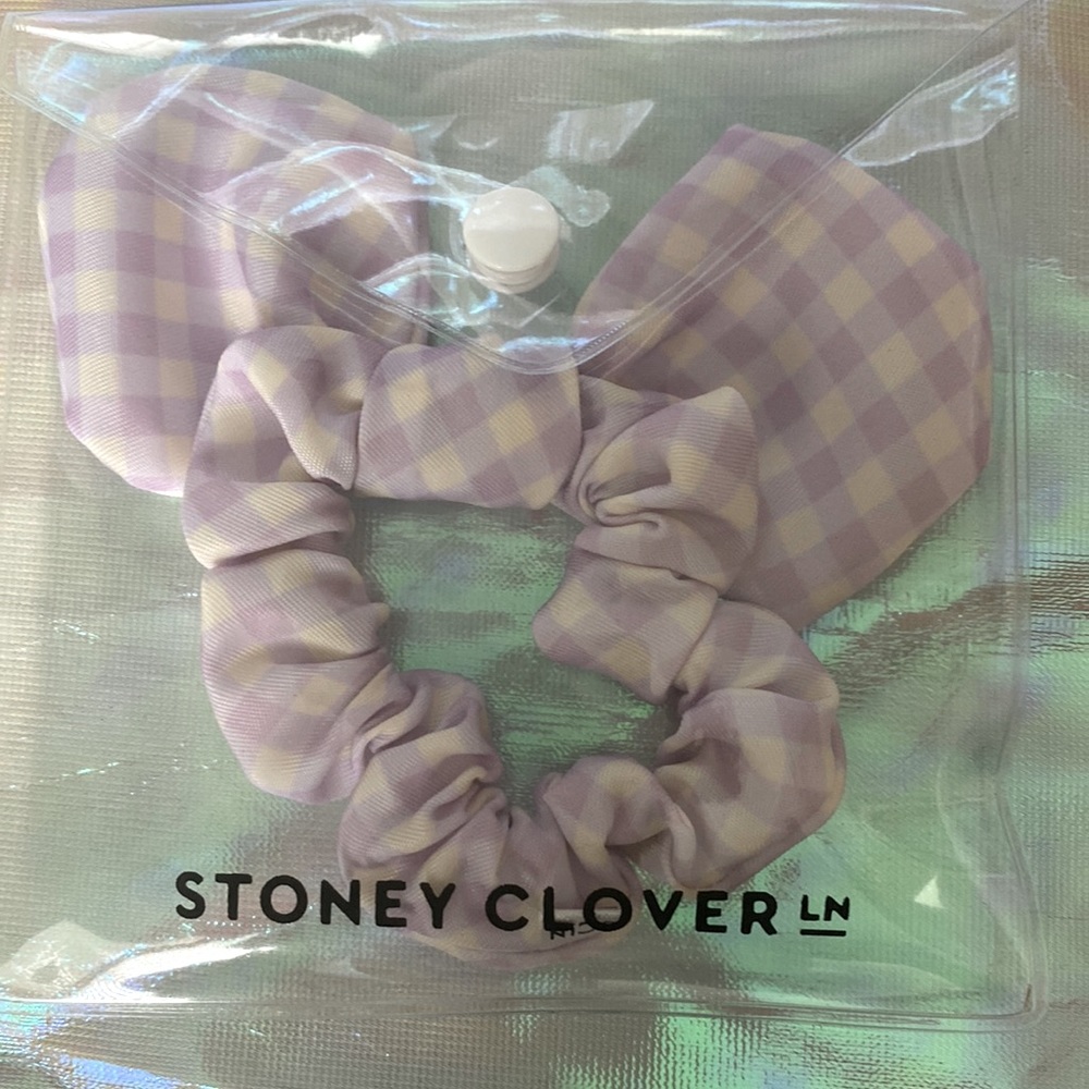 Stoney clover lane pastel picnic scrunchie lavender
